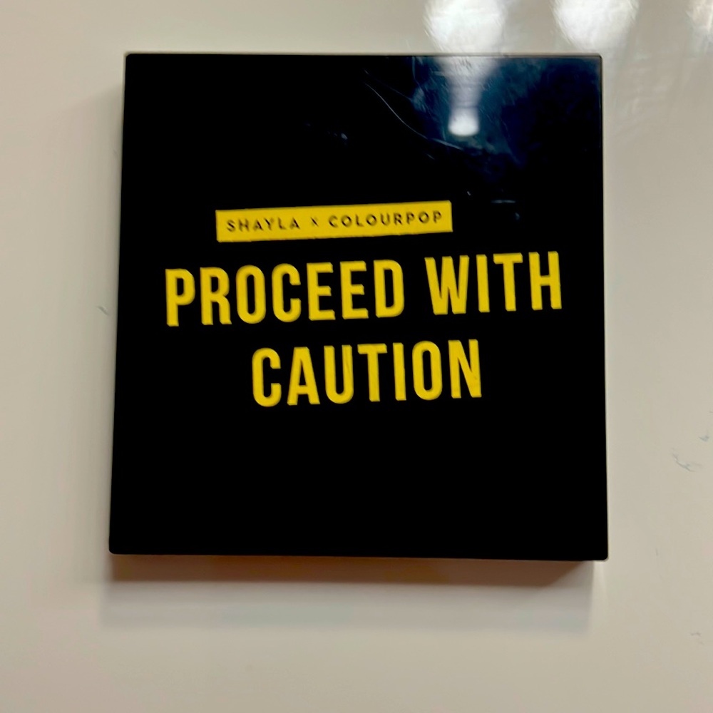 Colourpop proceed with caution eyeshadow palette